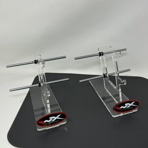 2 Wiley X Sunglass Eyewear Store Display clear Holder for 2 frames Man Cave